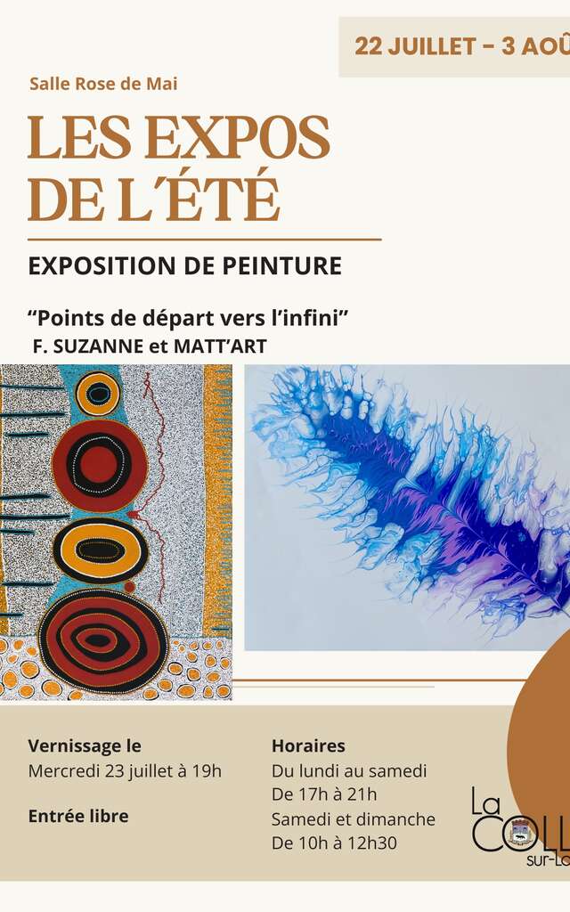 Exposition de peinture : F. Suzanne & Matt’Art