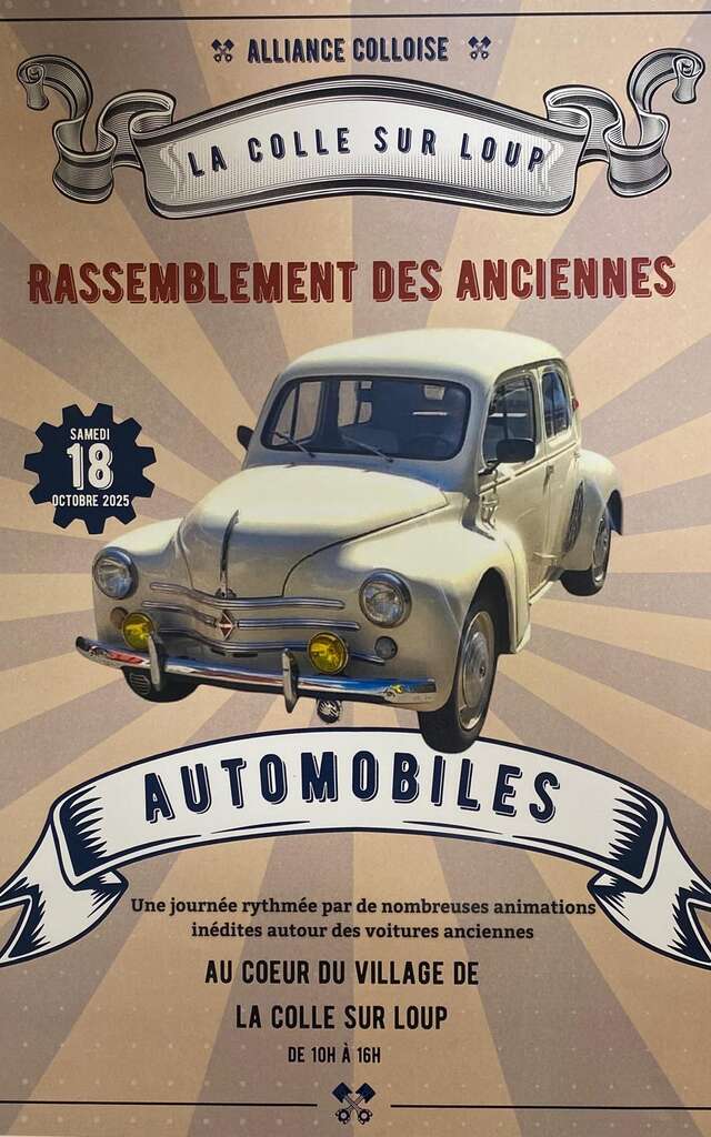 Rassemblement des anciennes automobiles