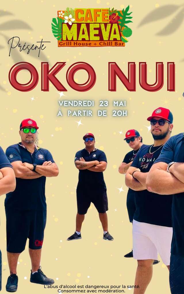 Oko nui en concert - Café Maeva - Grill House & Chill Bar