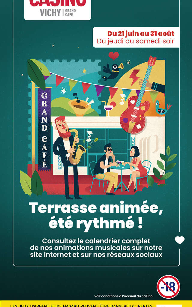 Animations musicales au Casino du Grand Café