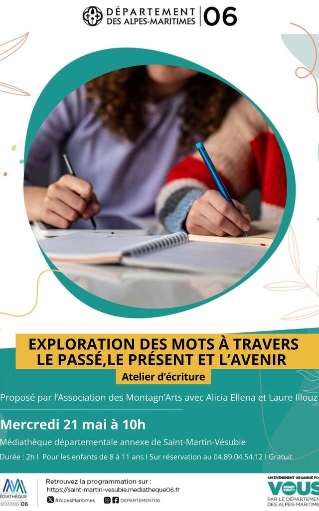 Atelier d'écriture - Exploration des mots à travers le passé, le présent et l'avenir