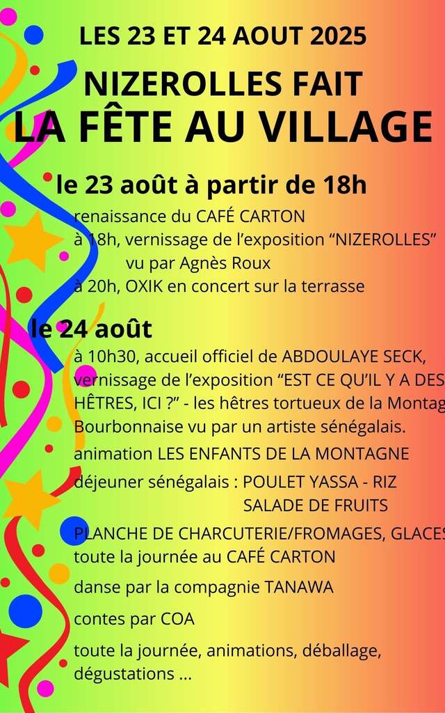 La fête au village