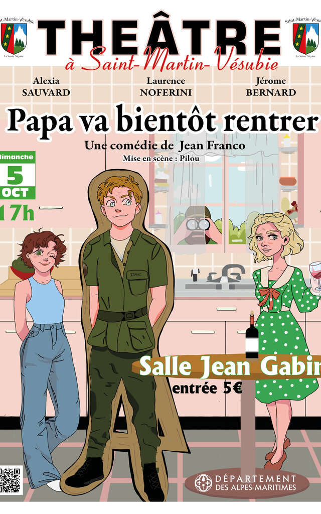 Théâtre - "Papa va bientôt rentrer"