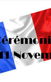 Commémoration de l'Armistice du 11 novembre 1918