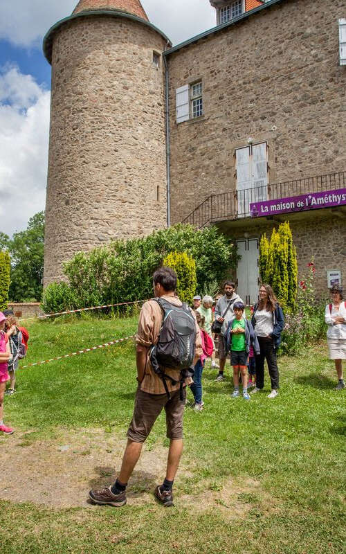 Façonnez votre bijou avec une Améthyste d'Auvergne