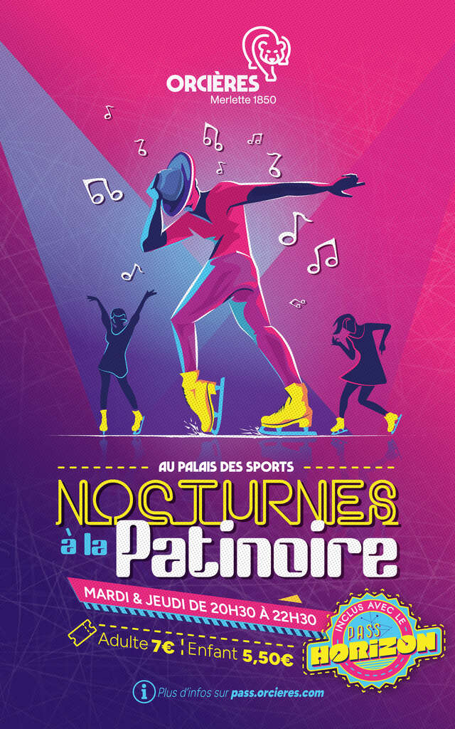 La nocturne de la patinoire !