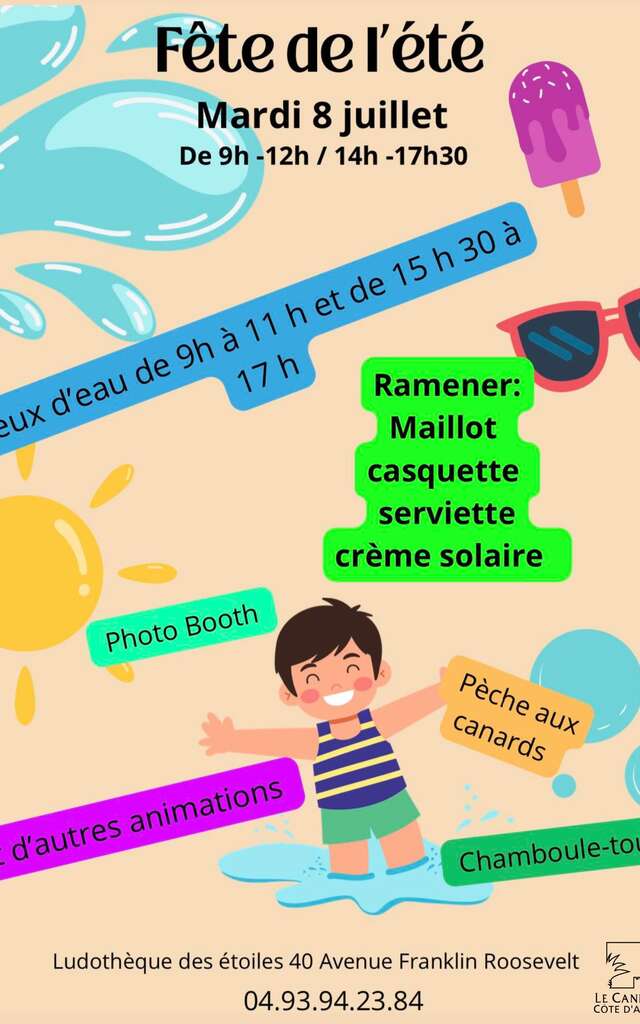 Fête de l'été à la Ludothèque des Etoiles