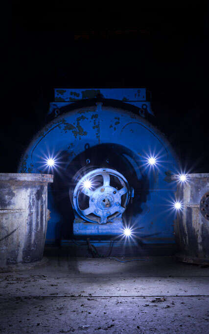 Exposition A Ciel Ouvert - créations en lightpainting - Venosc