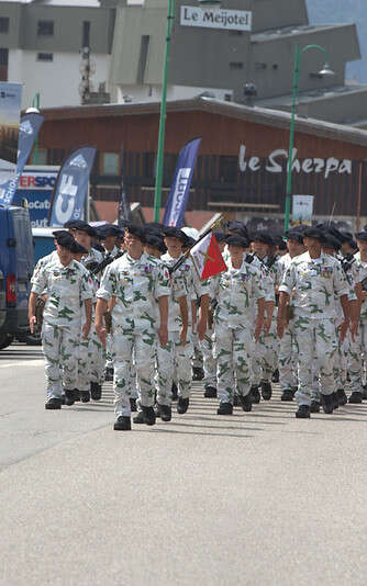 Passing of Command Parade 93rd RAM - Ecrins battery