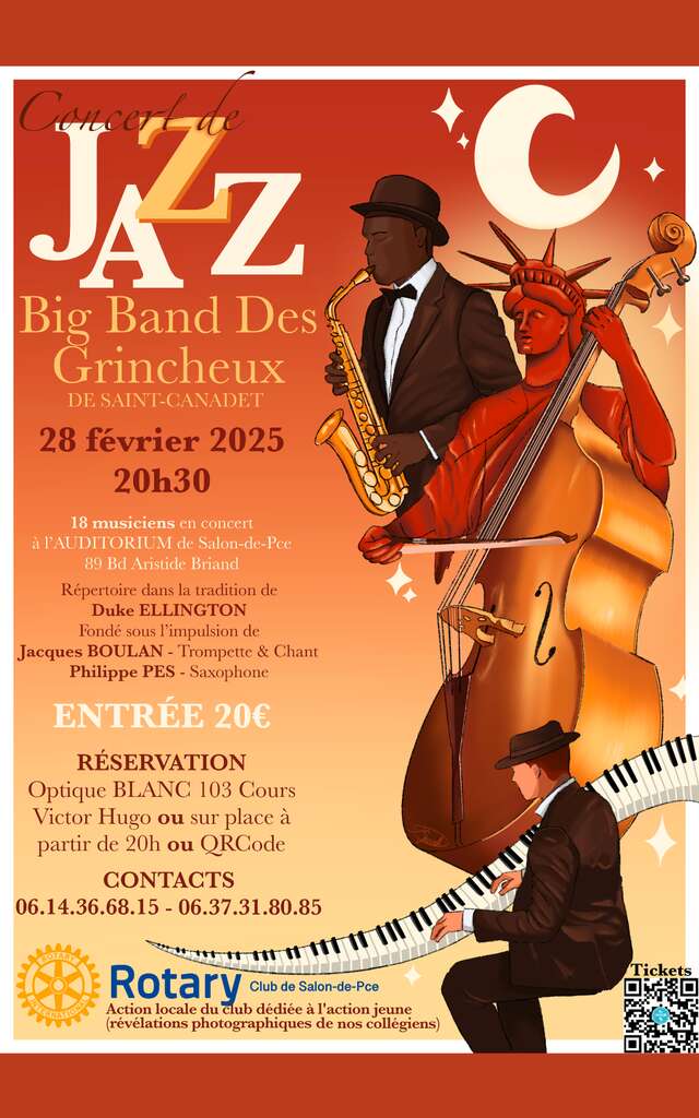 Concert de Jazz : Big Band des Grincheux