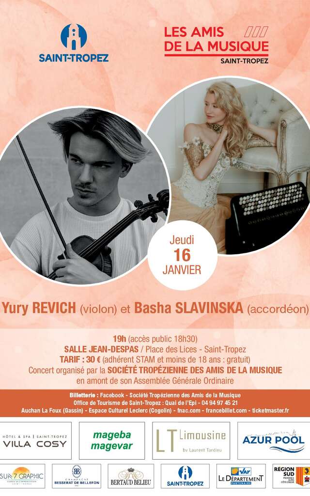 Concert - Yury REVICH et Basha SLAVINSKA