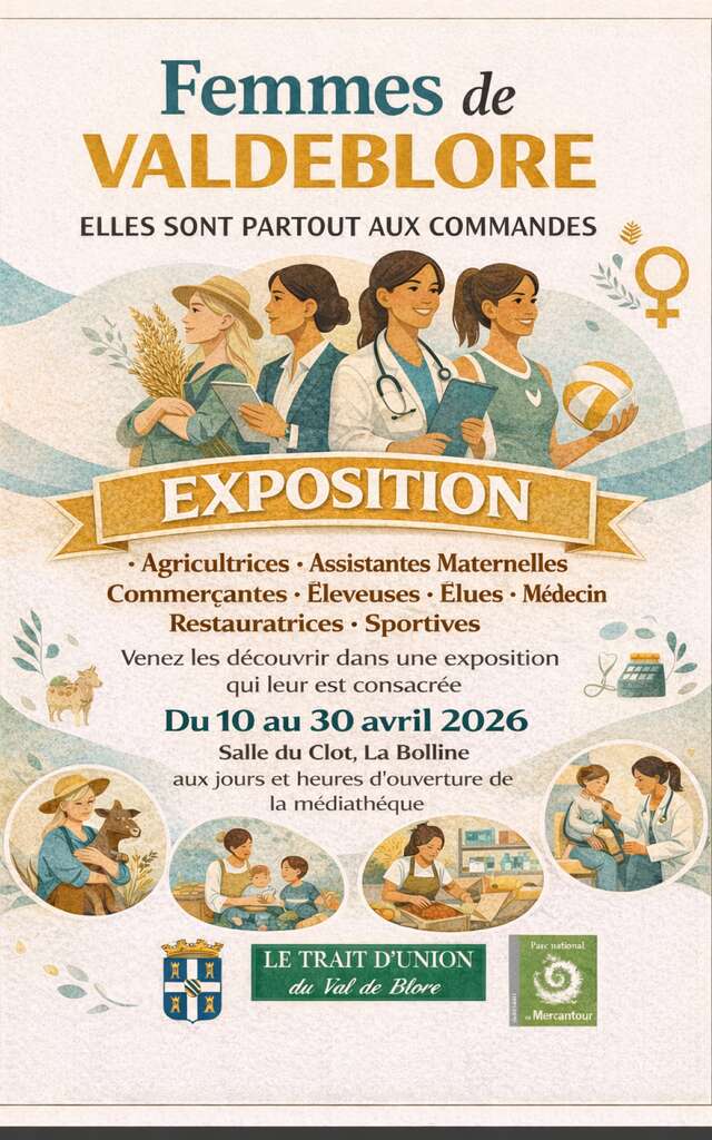 Exhibition "Femme de Valdeblore" - Médiathèque de Valdeblore