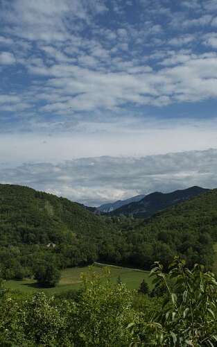 Le chemin de ronde du Carla de Roquefort