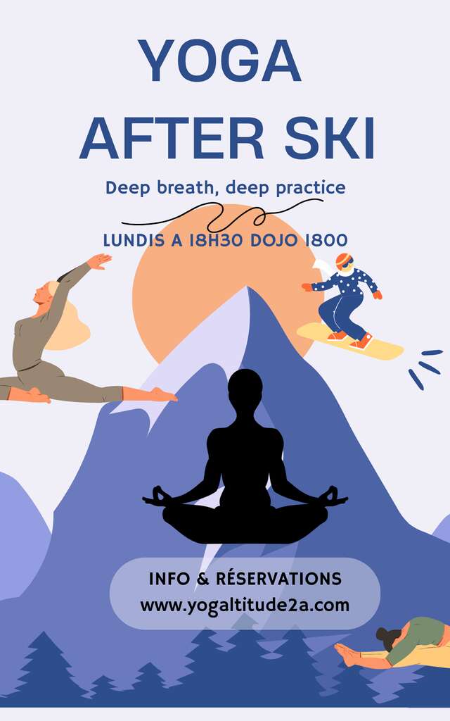 Yoga after ski