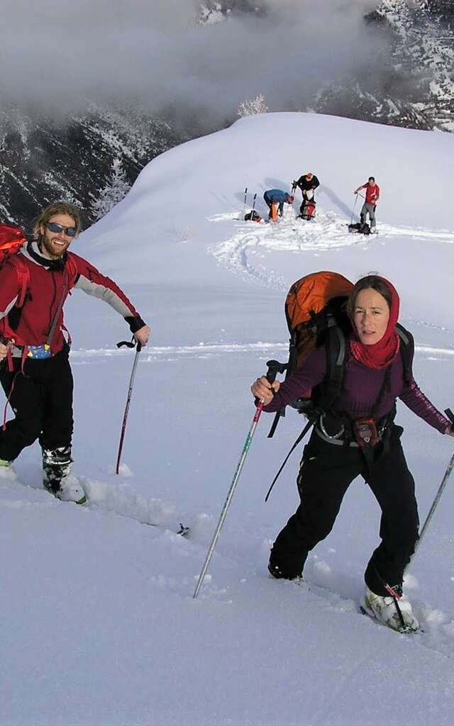 Découverte des joies du ski de rando!