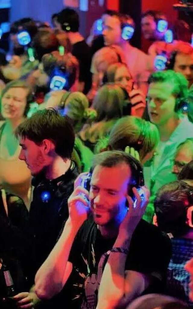 Silent Party After ski