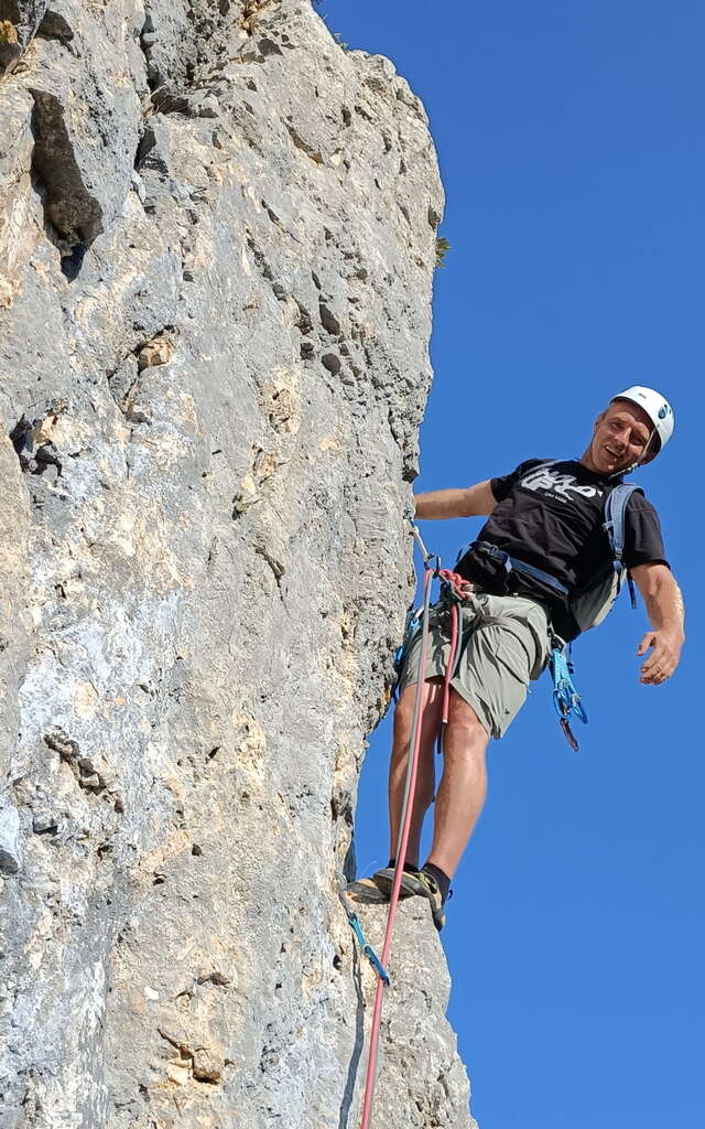 Escalade avec les Guides du Bugey
