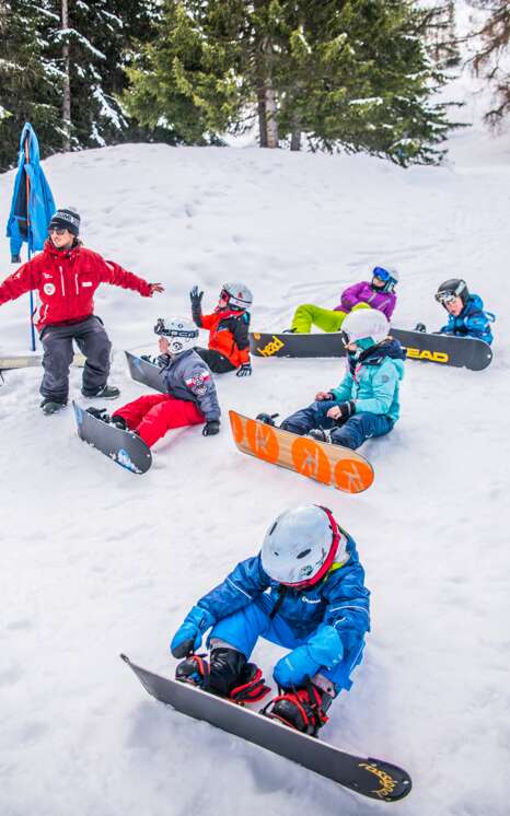 Initiation au snowboard