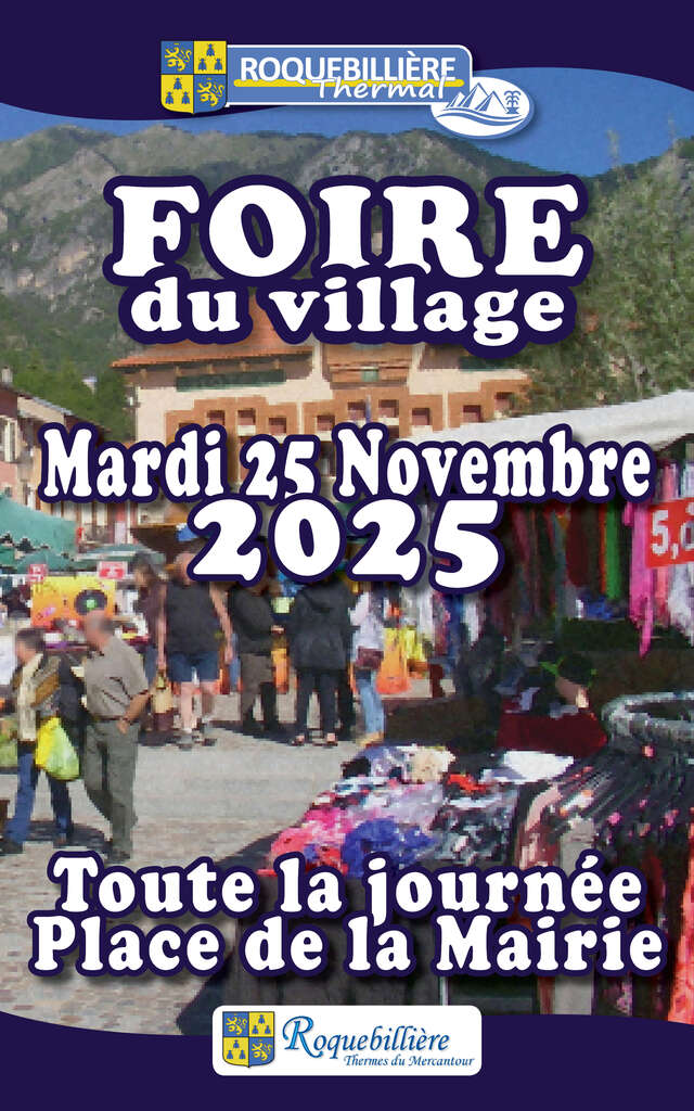 Foire du village : 25 Novembre