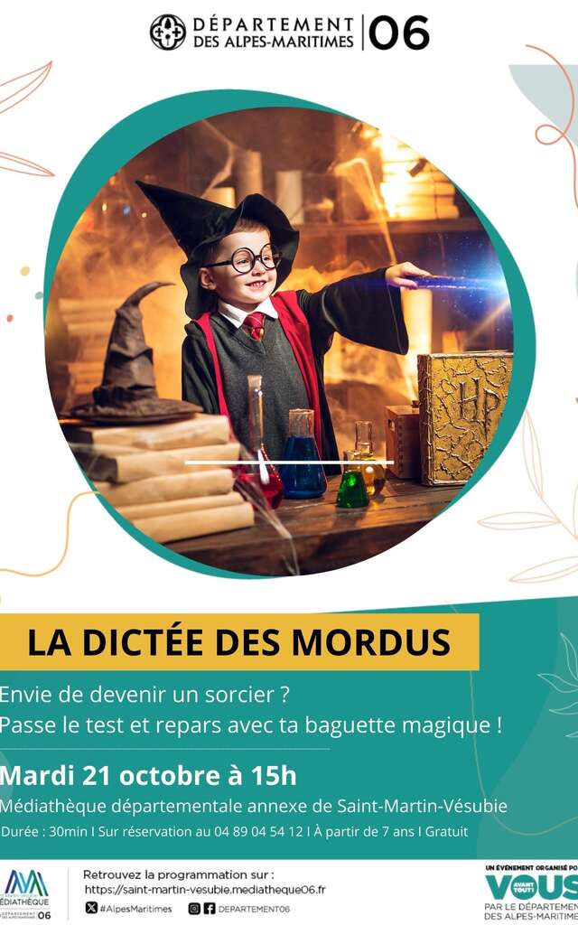 La dictée des mordus de sorcellerie