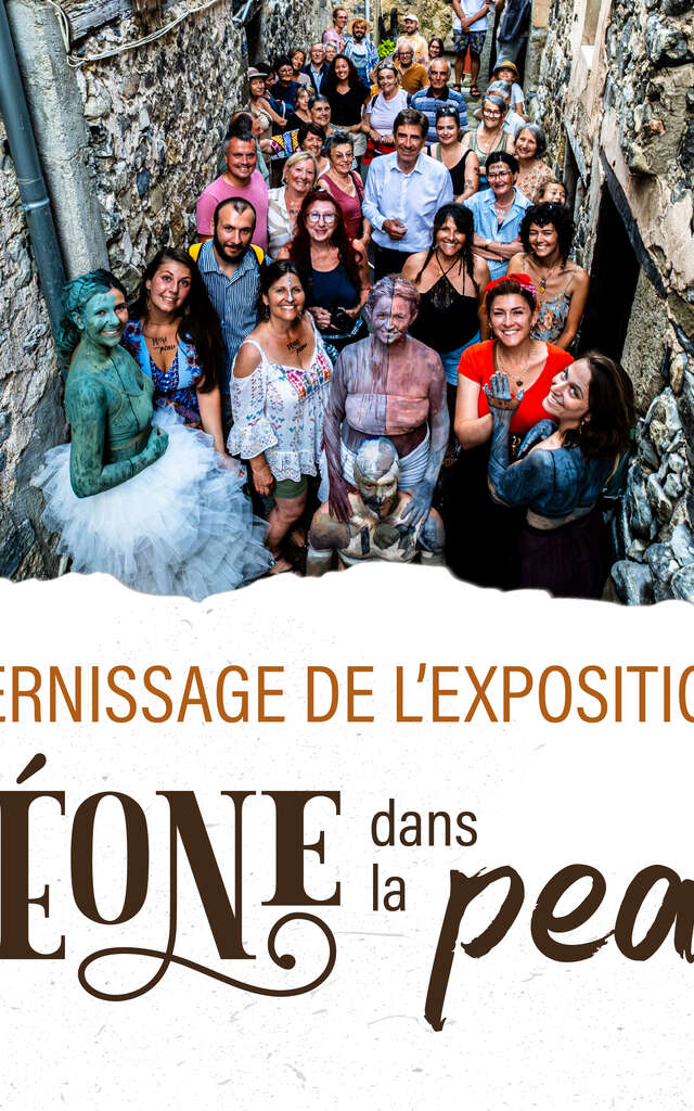 Vernissage de l'exposition "Péone dans la peau"