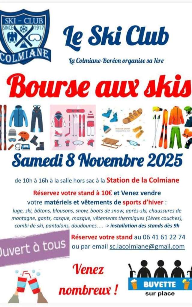 Bourse aux skis La Colmiane