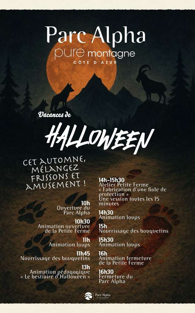 Halloween  au Parc Alpha