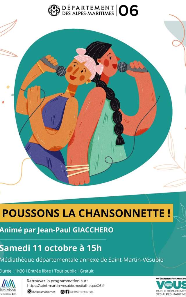 Poussons la chansonnette !