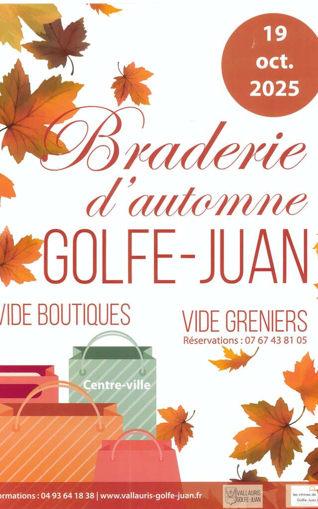 Braderie Automne Golfe-Juan