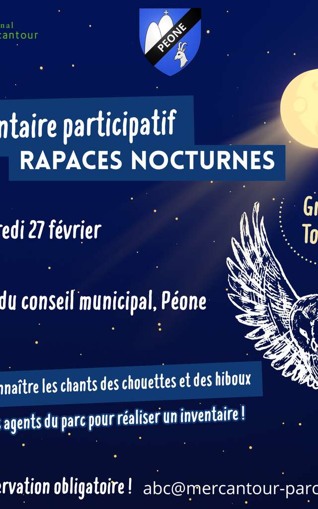 Inventaire participatif " Rapaces nocturnes"