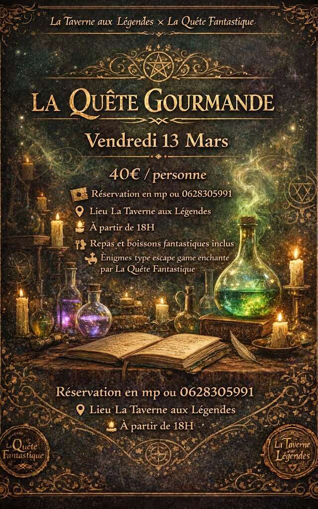 Quête gourmande avec La Taverne des Légendes