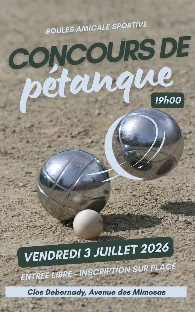 Concours de pétanque Saint-Pierre