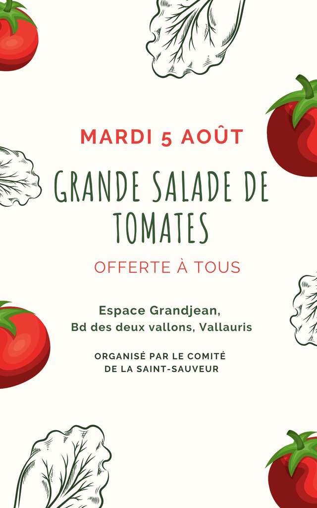 Grande salade de tomates
