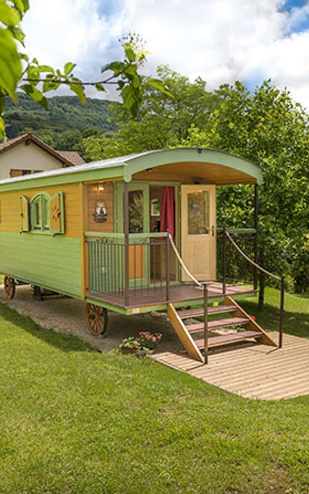 Roulotte de charme au Paradis des animaux