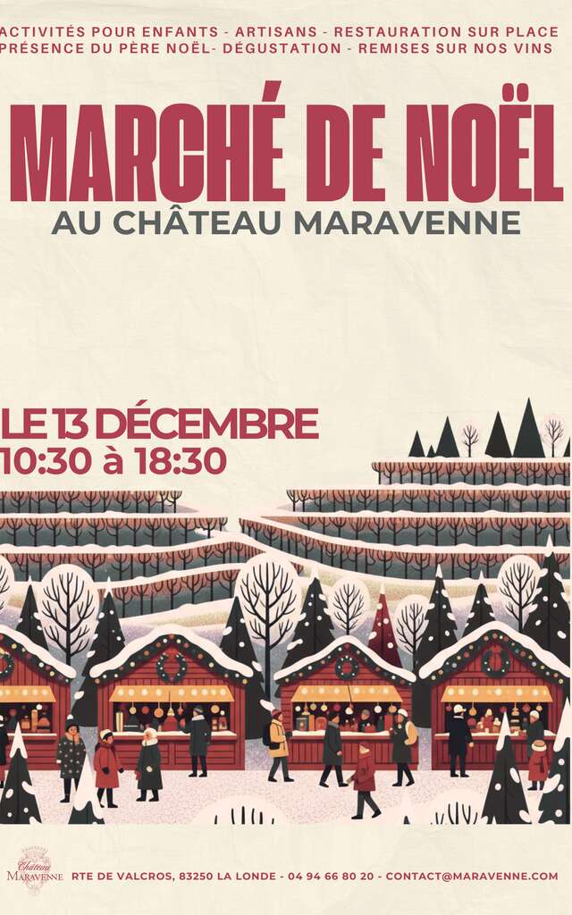 Marché de Noël au Château Maravenne