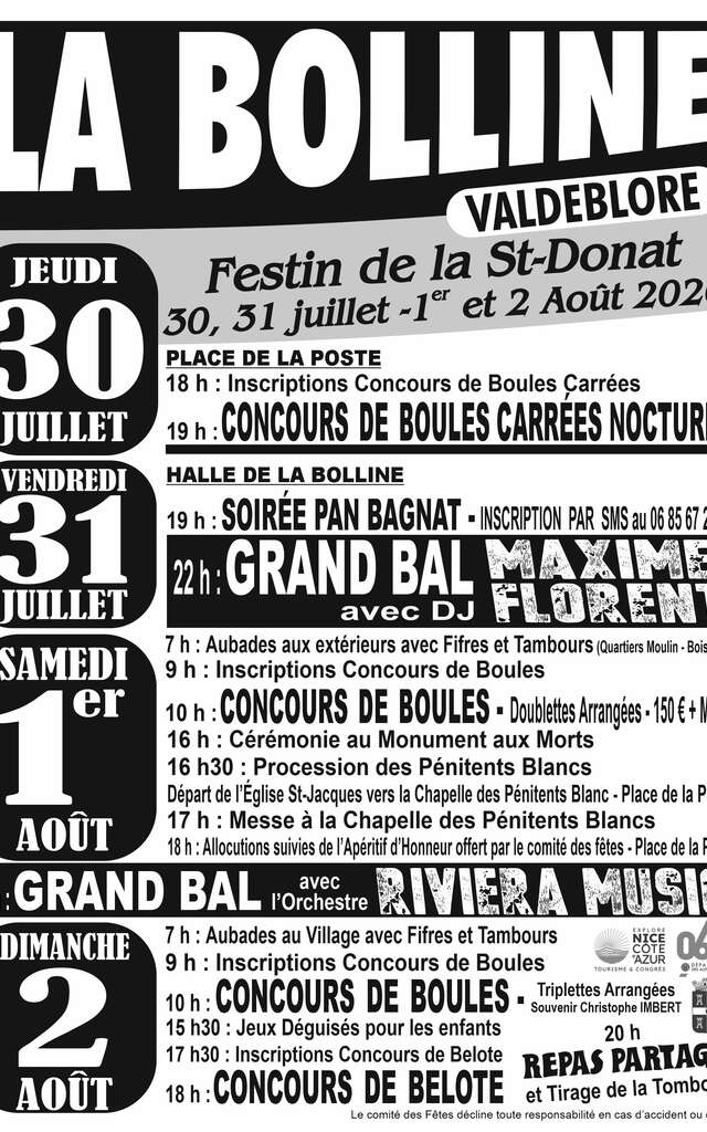 Patron Saint's Day in La Bolline Valdeblore