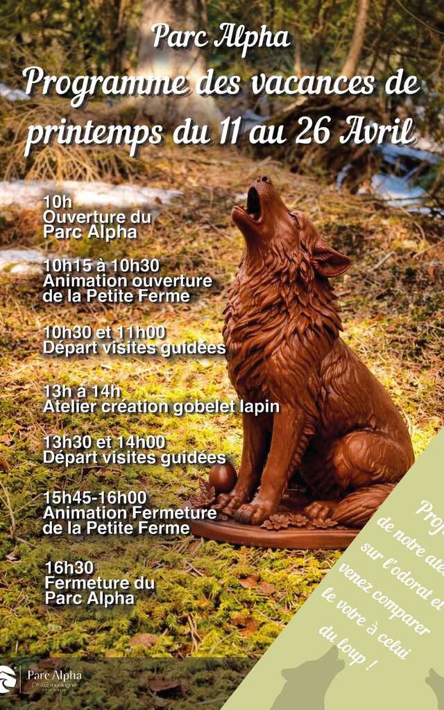 Spring vacation program at Parc Alpha