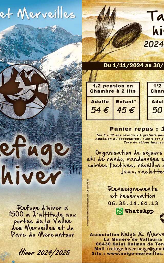 Neige et Merveilles, refuge d'hiver