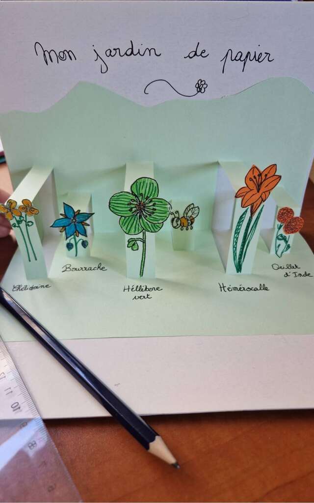 Ferme de la forêt - Fleurs en papiers et secrets de jardinier