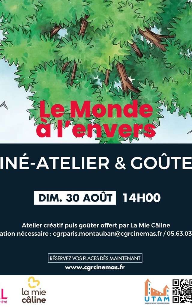 Ciné-atelier et goûter - LE MONDE À L'ENVERS