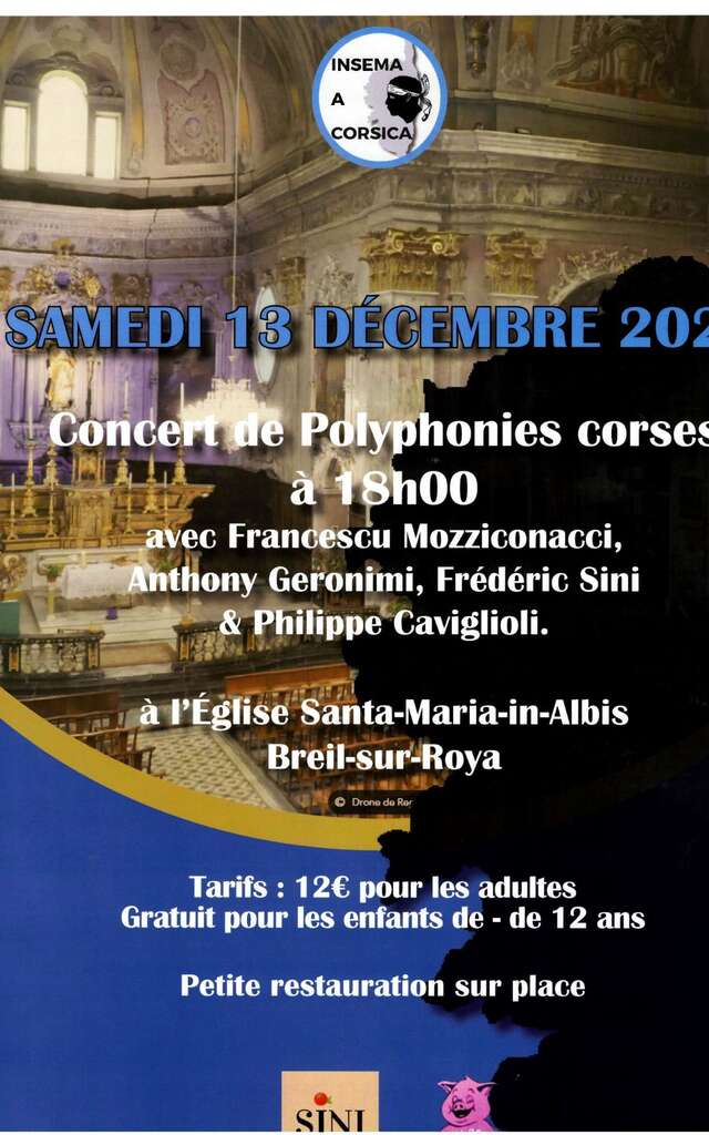 Concert de Polyphonies Corses