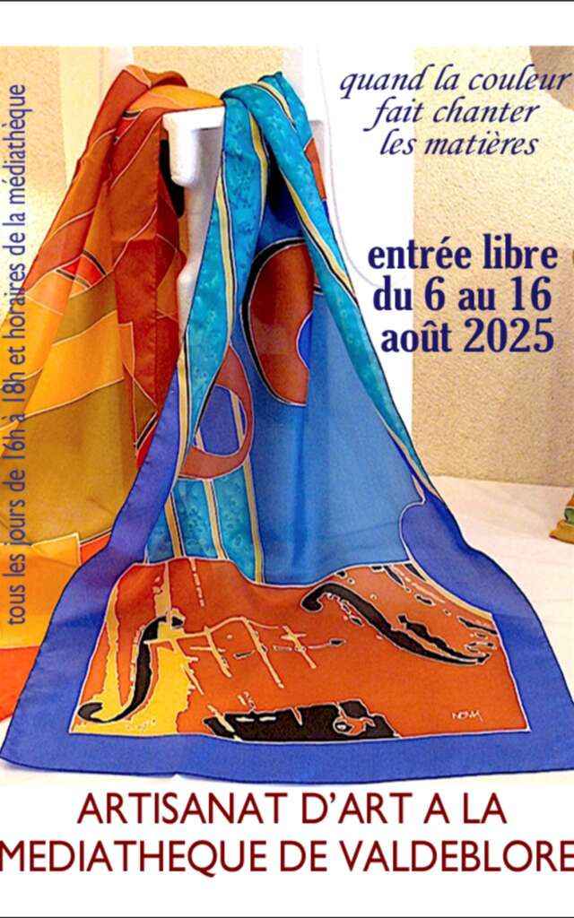 Exposition "Quand la couleur fait chanter les matières"