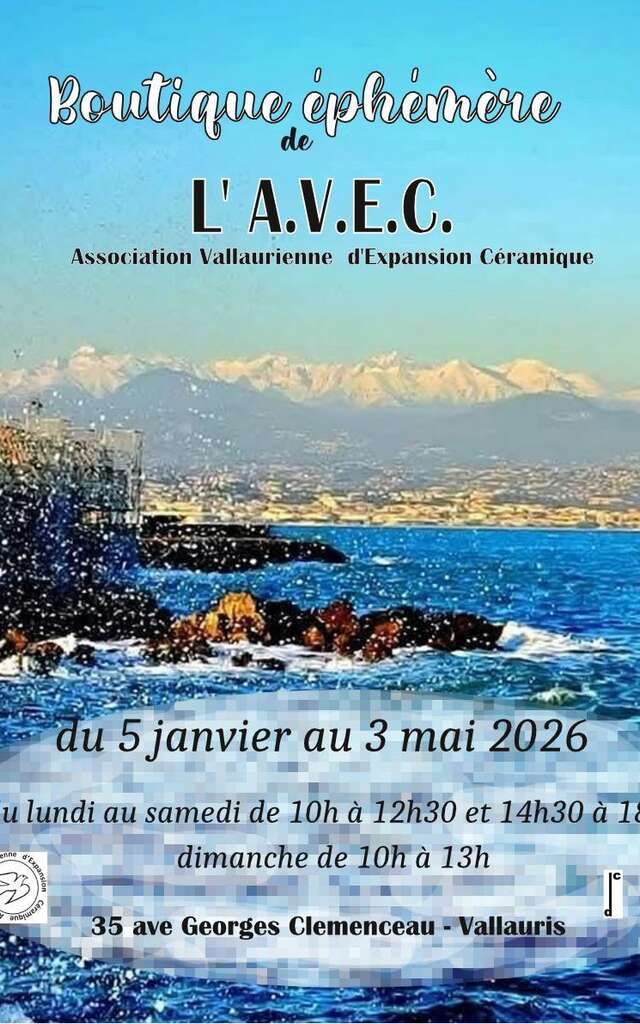 Boutique éphémère de l'A.V.E.C
