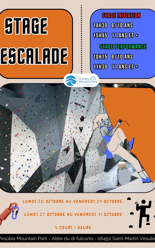 Stage d'escalade