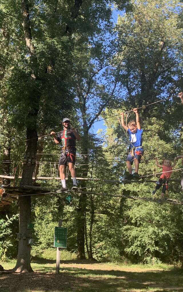 Fun in the trees "Parc Oasis Aventura"