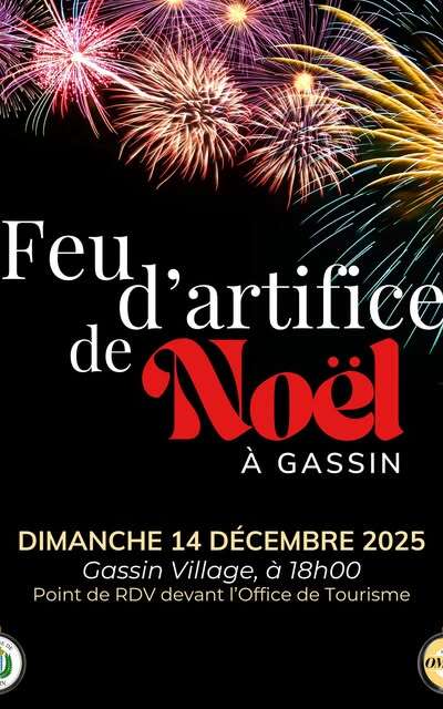 Feu d'artifice de Noël