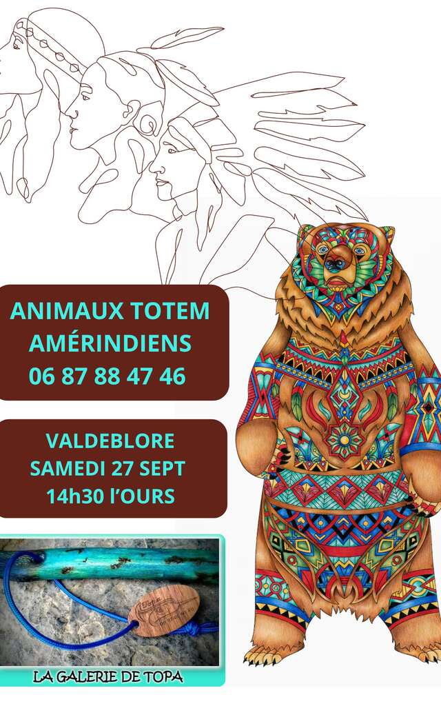 Conférence Animaux Totem Amérindiens