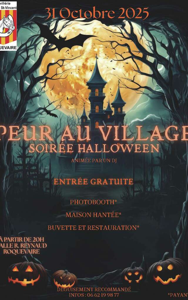 Soirée Halloween « Peur au village »