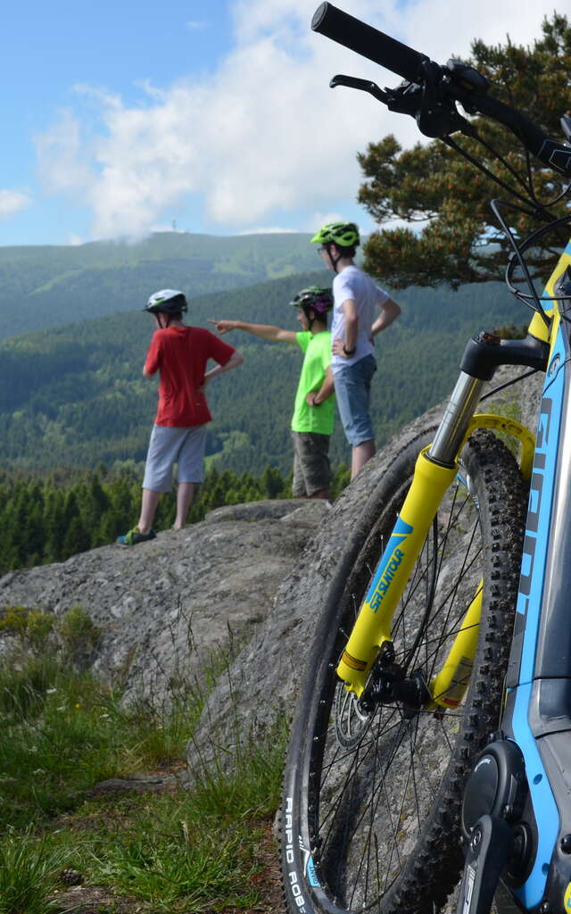 Rando' fourme en VTT électrique