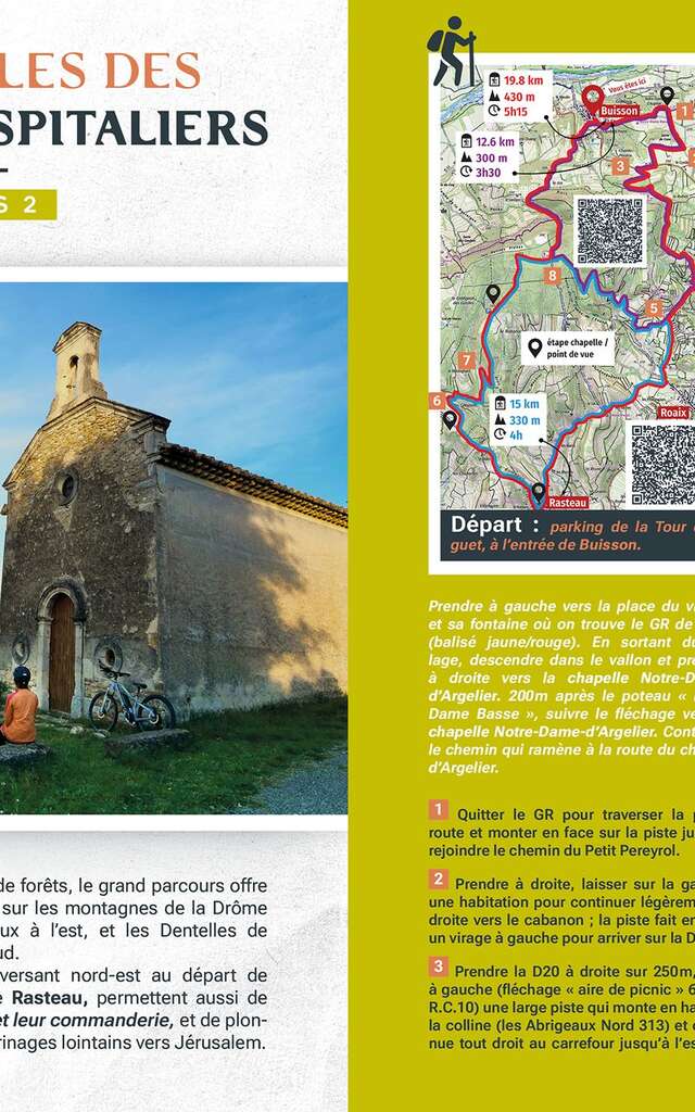 A la rencontre des Templiers Hospitaliers - Boucle Nord